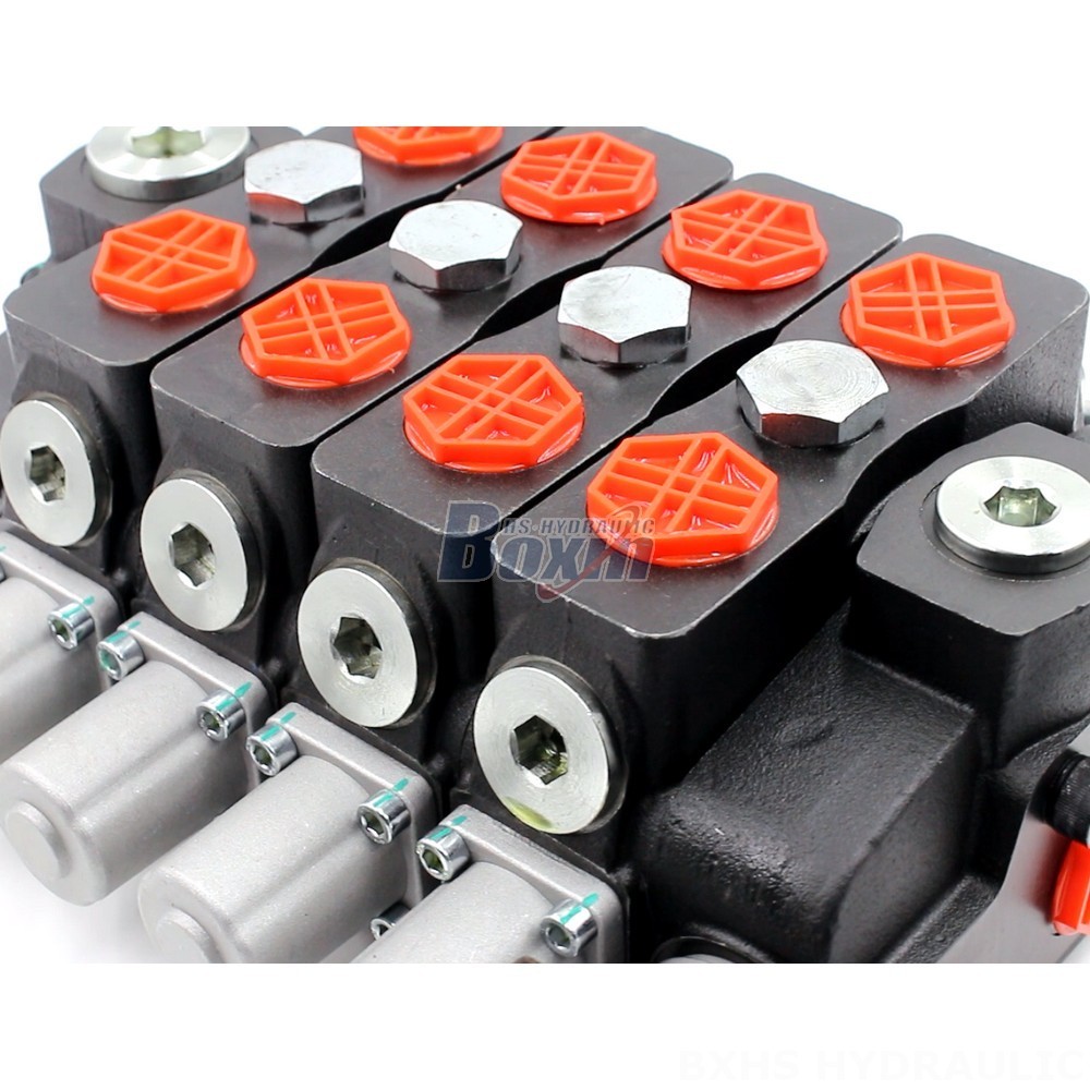 SD8-Electric unloading valve Manual 4 Spool Sectional Directional Valve | Private Label detail image